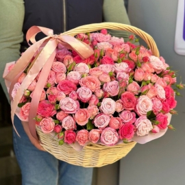  Antalya Çiçekçiler 51 baby roses in  Basket